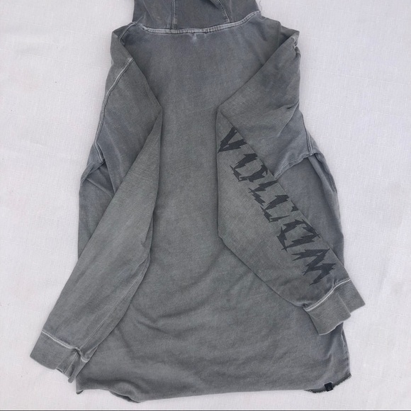 VOLCOM HOODIE SWEATSHIRT GRAY SIZE M - Picture 7 of 13